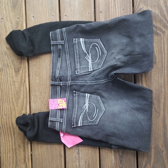 Tyte American Standard leg warmer jeans size 7 - Picture 10 of 12